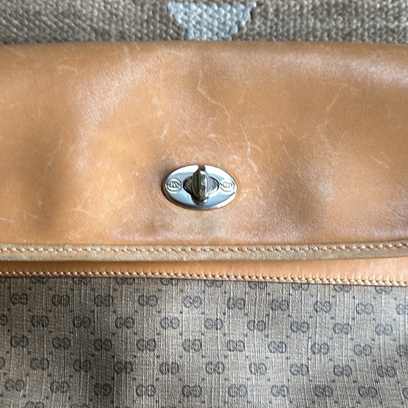 COPY - COPY - Vintage Gucci Micro GG Crossbody Costed Canvas/ Leather - Picture 3 of 16